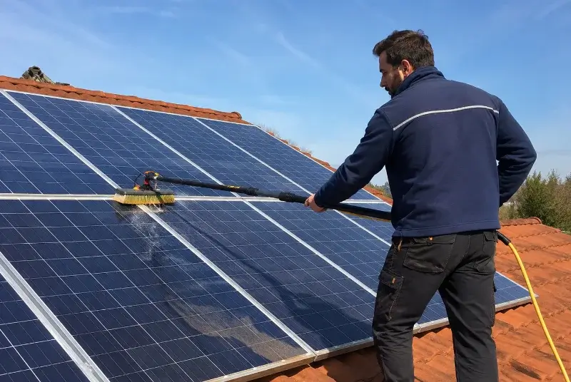 Nettoyage et entretien de panneaux solaires à Olargues