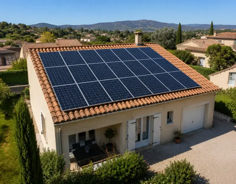 Prime à l'autoconsommation panneaux solaires Olargues — aide financière de l'État